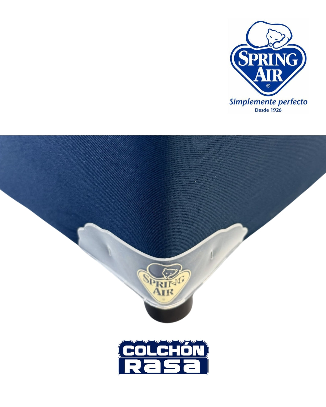 Box Spring Air Azul