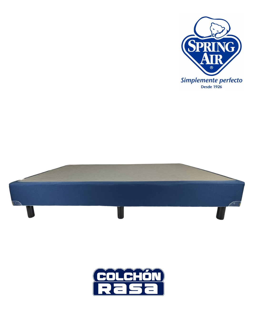Box Spring Air Azul