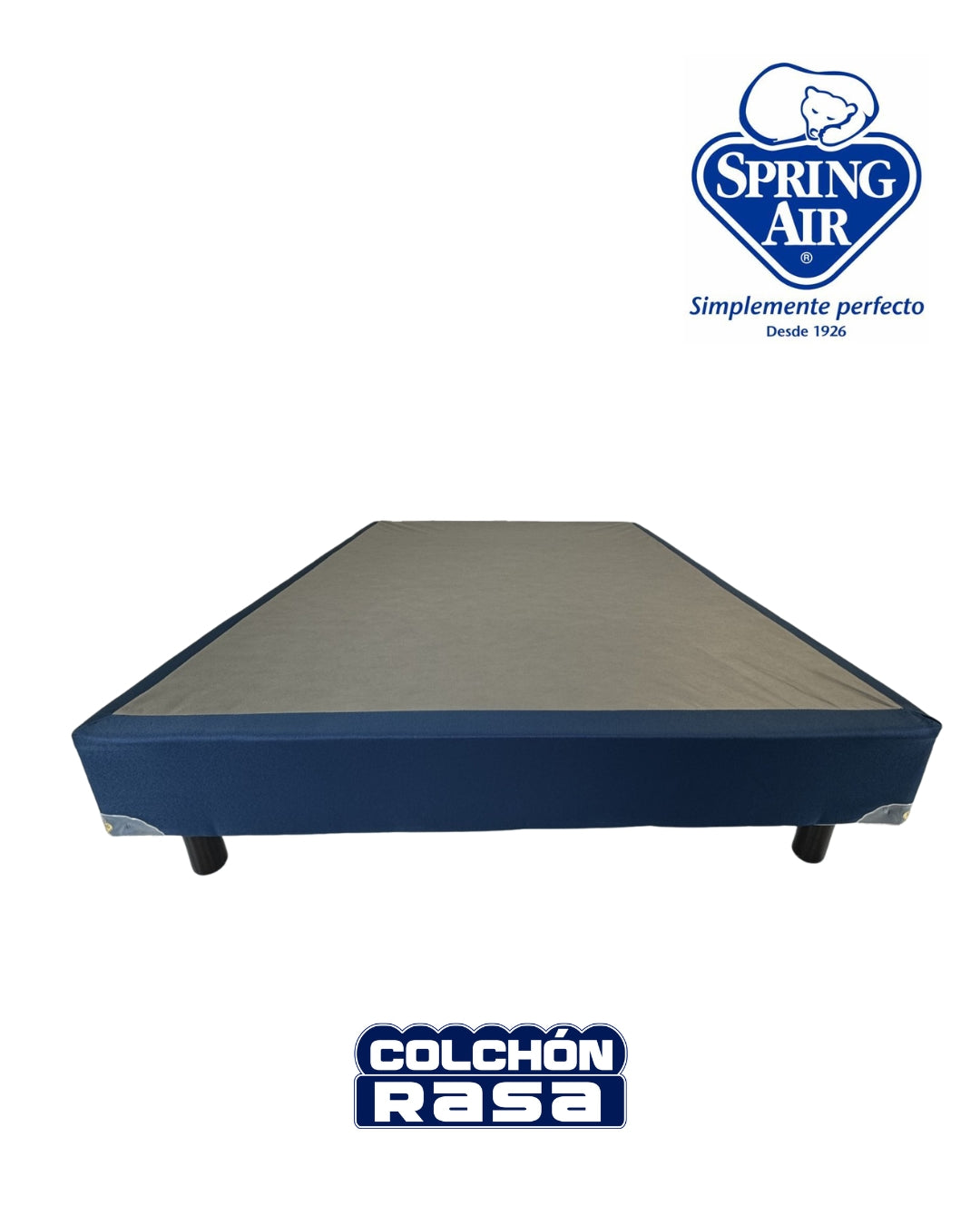 Box Spring Air Azul